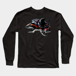 Dark Rhino Beetle Long Sleeve T-Shirt